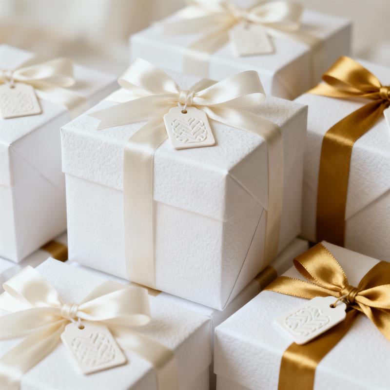 Gift-wrapped presents